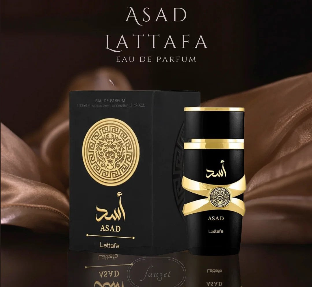 Lattafa ASAD 100ML – Perfume de Longa Duração Colónia Árabe Oriental