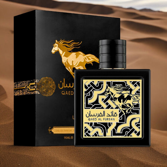 Qaed Al Fursan – 90 ml Um doce Frutado com Toques Amadeirados e Orientais