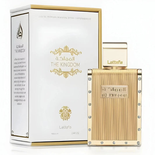 Lattafa Kingdom - Eau de Toilette de 100ml. Fragrância Nobre do Oriente Médio