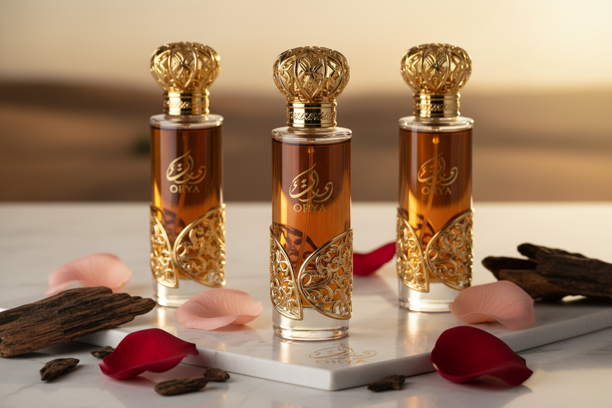 perfumes arabes em alta qualidade com o nome Orya